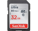 SanDisk Secure Digital Ultra HC 32 ГБ 80 МБ / с, класс 10 / UHS-I