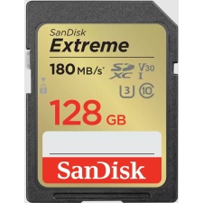 SanDisk SD Extreme 128GB 180/90MB/s, V30, Class 10, U3