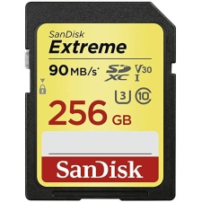 Карта памяти Secure Digital Extreme 256GB 180/130MB/s U3/V30/Class 10/UHS-I