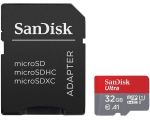 Mälukaart Sandisk microSD Ultra Android 32GB + SD adapter 120MB/s A1/Class 10/UHS-I