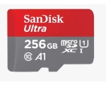 Mälukaart Sandisk microSD Ultra 256GB + SD adapter 100MB/s A1/Class 10/UHS-I