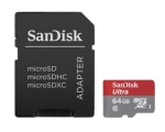 SanDisk SD Micro Ultra Android XC 64GB + SD Adapter (80MB / s, UHS 1)