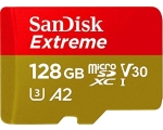 Memory card Secure Digital micro Extreme 128GB 160MB / s A2 / Class 10 / V30 / UHS-I / U3