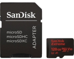 Memory card Secure Digital micro Extreme 128GB 190/90MB/s A2/Class 10 /V30/UHS-I/U3