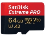 Sandisk microSD Extreme Pro 64GB 200/90 MB/s Class10 / V30 / UHS-I / U3