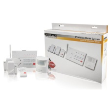 König alarm system for telephone line, 1 motion sensor, 2 door sensors TELL