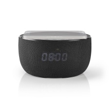 EOL Wireless speaker/clock radio, with Qi charger, 10W