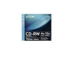 TDK CD-RW 12x 80 мин / 700 МБ драгоценный камень EOL