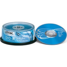 TDK DVD-R 4.7BG / 16X 25-Tower EOL