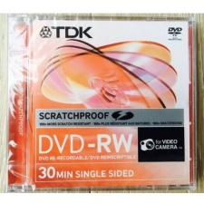 TDK DVD-RW 1.4GB jewel, MINI, Scratchproof EOL