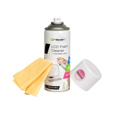 Screen cleaning foam + cleaning cloth TRACER LCD/TFT 400 ml