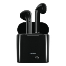 Streetz TWS-0007 Wireless Headphones with Microphone, Black
