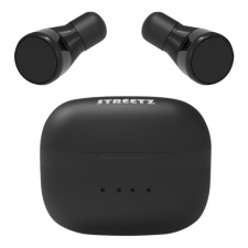 Wireless headphones Streetz TWS-108, true wireless, black