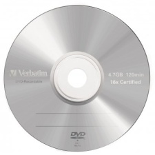 Verbatim DVD-R 4.7GB/16x Matte Silver Slim 43547