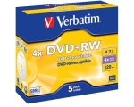 Verbatim DVD-RW 4,7GB/4x jewel