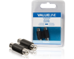 Valueline VLAB24952B 2xRCA socket - 2xRCA socket