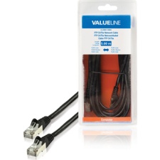 Valueline VLCB85110B50 FTP Cat5e RJ45-RJ45, black, 5m EOL