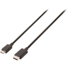 Кабель USB-C M - micro USB M, 1м, пластик, черный EOL