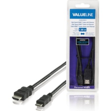 Videokaabel HDMI A otsik - HDMI mini otsik, 1m EOL