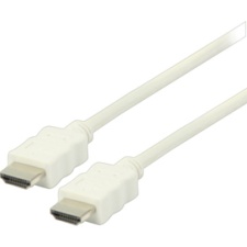 Valueline HDMI 1.4 A otsik- otsik valge 1.00 m, kilekotis EOL