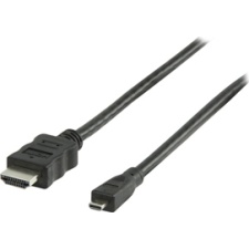 Valueline HDMI-micro HDMI otsik, kilekotis 1.4 1m EOL