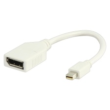 Valueline Mini DisplayPort - DisplayPort adapter kilekotis 0,20m valge EOL