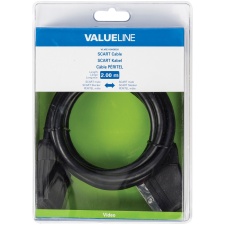 Valueline VLVB31000B20 SCART nozzle - SCART nozzle (21pin) 2.0m EOL