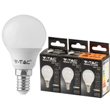 LED lamp 3-pack, E14/P45/4.5W/470lm/3000K