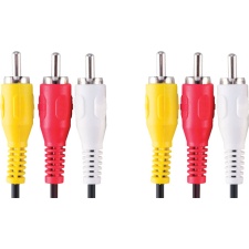 Valueline VVL5302 3xRCA nozzle - 3xRCA nozzle 2.0m EOL