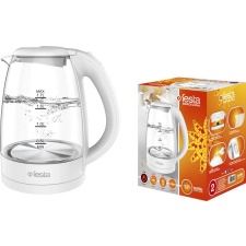 EOL Kettle with glass jug 1.7L, 2200W, tinted glass