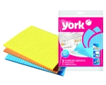 York sponge cloth, 3pcs