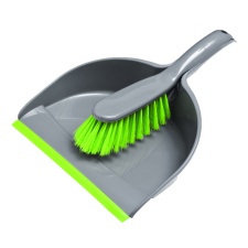 Hand brush+scoop (rubber edge) COMPACT YORK