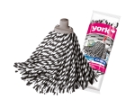 Cotton mop cotton, black and white (without handle), ZEBRA