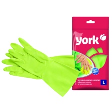 York Supreme rubber gloves, size L, ALOE VERA