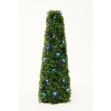 EOL Bush pyramid 60cm, with 50 white LED lights, power supply, indoor/outdoor IP44