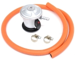 * 292419 connection set for gas grill reducer30mbar 1.5kg / h + hose 1m + 2 clamps