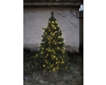 Light chains for spruce, 160 LEDs, 8 strips 2m long, power supply, IP44
