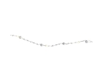 Light chain with pearls, 20 LED lights, length 190cm, timer, battery powered