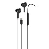 Nööpkõrvaklapid USB-C, mikrofoniga, must