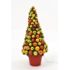 Jõulu deco Flashy, püramiidi kujuline, kõrgus 80 cm, 50 LED tulega kuldne/punane/roheline /1