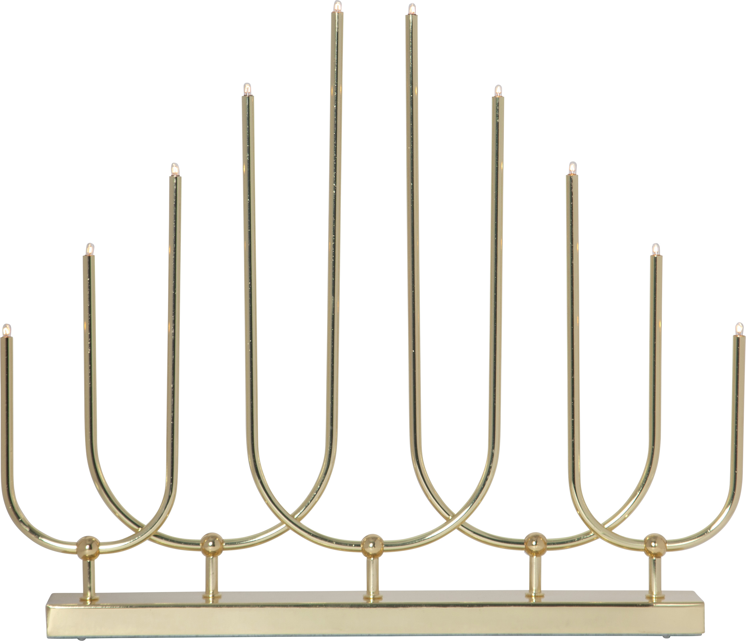 Advent candle Novum copper, 10LED, power supply, IP20