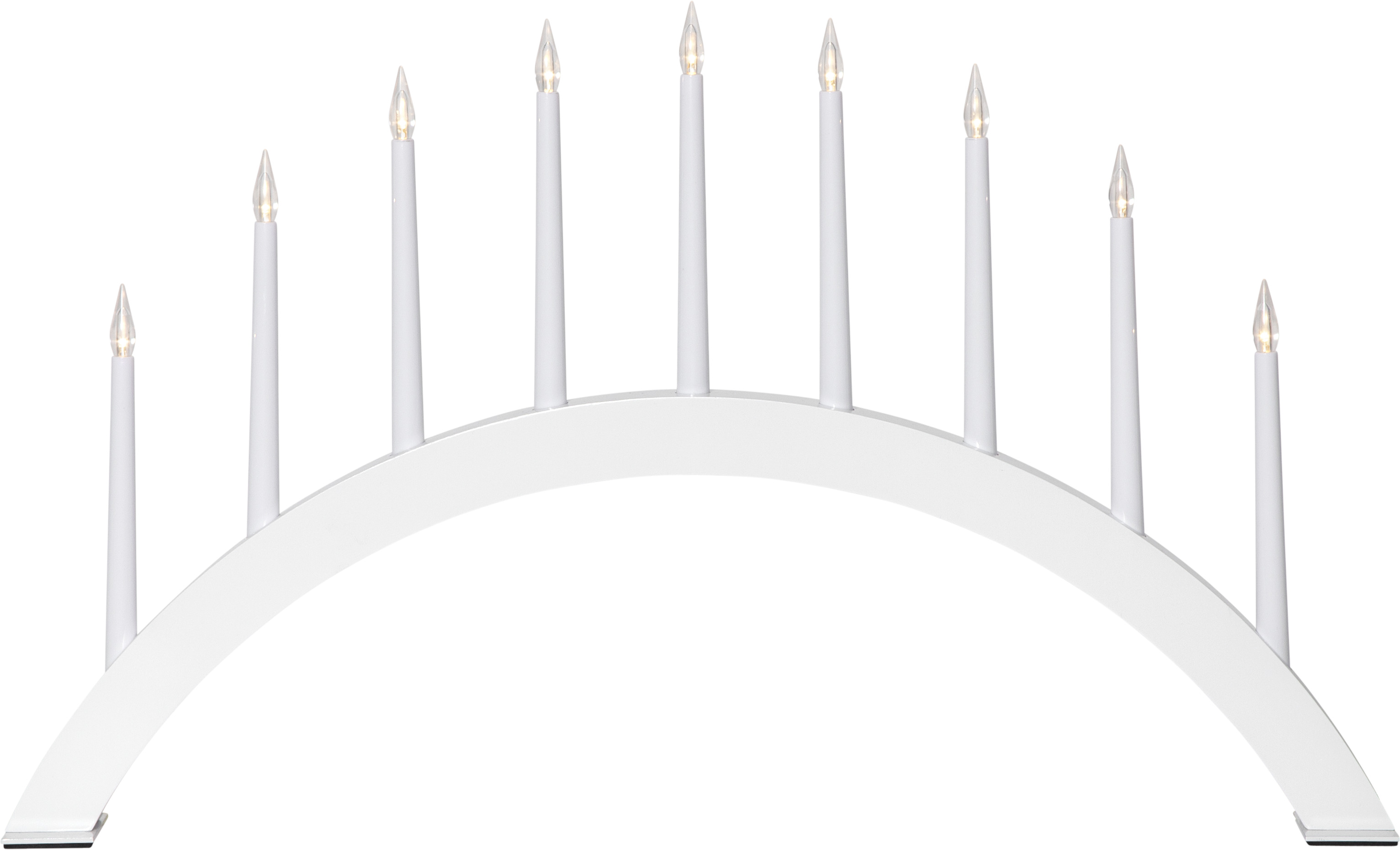 Advent candle Jazz white, 9LED, power supply, IP20