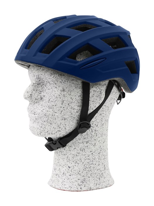 Bicycle helmet Urban with taillight, M, blue