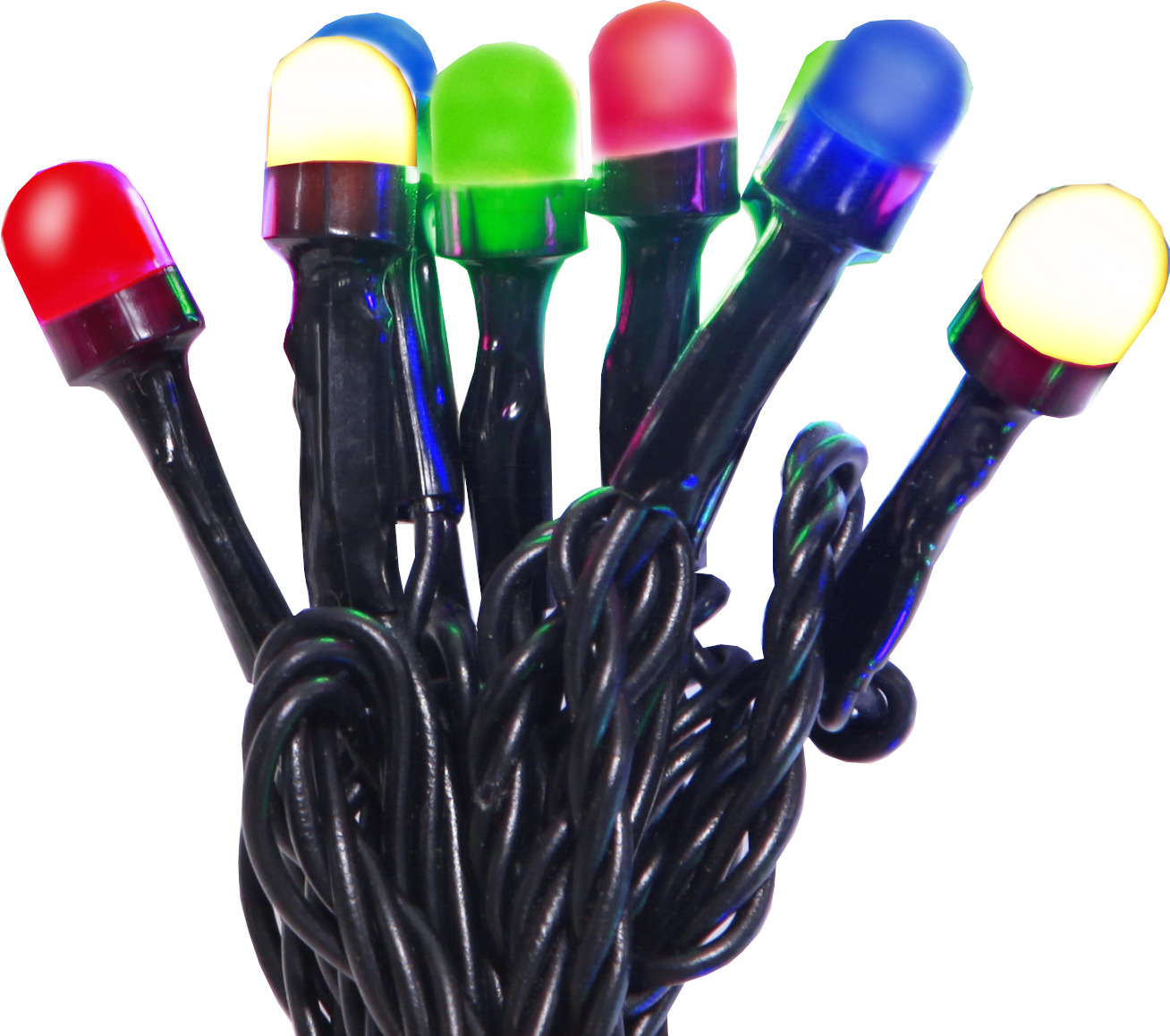 Light chain Cherry 4m, 40LED color, battery powered, IP44